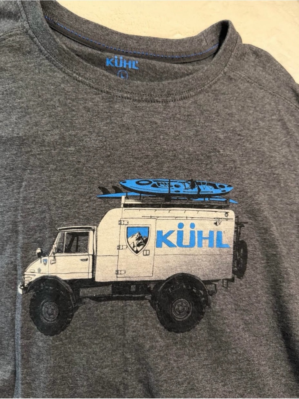 Kühl Men’s MOG Tshirt Mercedes Benz Unimog Adventure size Large